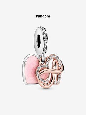 Pandora Sparkling Infinity Heart Dangle Charm